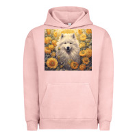 Pigment Salmon samoyed Urban Hoodie - Unal Design