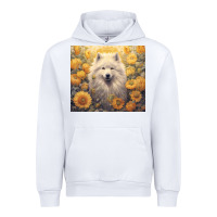 White samoyed Urban Hoodie - Unal Design