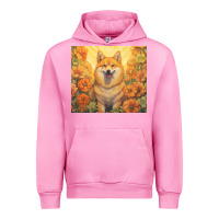 Fuchsia Pink shiba inu Urban Hoodie - Unal Design