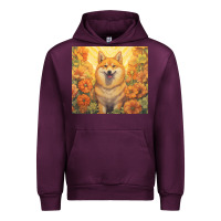 Mauve Wine shiba inu Urban Hoodie - Unal Design