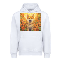 White shiba inu Urban Hoodie - Unal Design