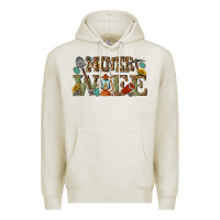Oatmeal Heather miner wife Premium Hoodie - texasbilliewilder