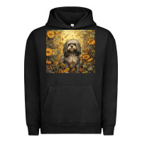 Pigment Black shih tzu Urban Hoodie - Unal Design
