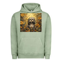 Pigment Oil Green shih tzu Urban Hoodie - Unal Design