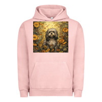 Pigment Salmon shih tzu Urban Hoodie - Unal Design