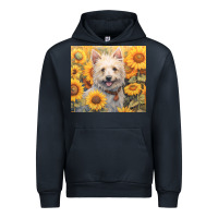Navy westie Urban Hoodie - Unal Design
