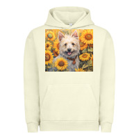 Pigment Pistachio westie Urban Hoodie - Unal Design