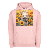 Pigment Salmon westie Urban Hoodie - Unal Design