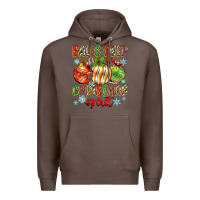 Coffee balls deep in christmas spirit Premium Hoodie - Zillion Design Studio