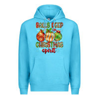 Ocean Blue balls deep in christmas spirit Premium Hoodie - Zillion Design Studio