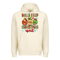 Sandshell balls deep in christmas spirit Premium Hoodie - Zillion Design Studio