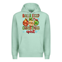 Seafoam balls deep in christmas spirit Premium Hoodie - Zillion Design Studio