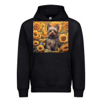 Black yorkshire terrier Urban Hoodie - Unal Design