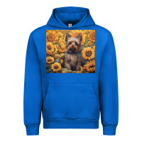 Cobalt yorkshire terrier Urban Hoodie - Unal Design