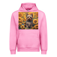 Fuchsia Pink yorkshire terrier Urban Hoodie - Unal Design