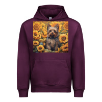 Mauve Wine yorkshire terrier Urban Hoodie - Unal Design