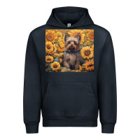 Navy yorkshire terrier Urban Hoodie - Unal Design