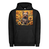 Pigment Black yorkshire terrier Urban Hoodie - Unal Design