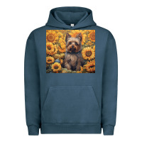 Pigment Midnight Navy yorkshire terrier Urban Hoodie - Unal Design