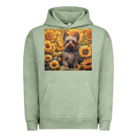 Pigment Oil Green yorkshire terrier Urban Hoodie - Unal Design