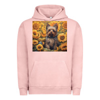Pigment Salmon yorkshire terrier Urban Hoodie - Unal Design
