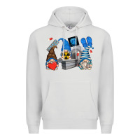 Dove Grey mri gnomes Premium Hoodie - Zillion Design Studio