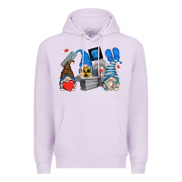 Lilac mri gnomes Premium Hoodie - Zillion Design Studio
