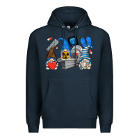 Navy mri gnomes Premium Hoodie - Zillion Design Studio