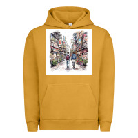Pigment Peanut Butter Japan Street Urban Hoodie - Unal Design