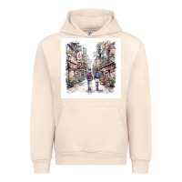 Sandshell Japan Street Urban Hoodie - Unal Design