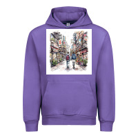 Tulip Japan Street Urban Hoodie - Unal Design
