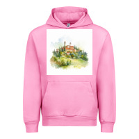 Fuchsia Pink Italy Urban Hoodie - Unal Design