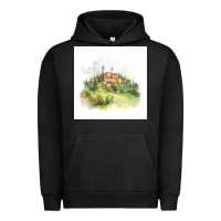 Pigment Black Italy Urban Hoodie - Unal Design
