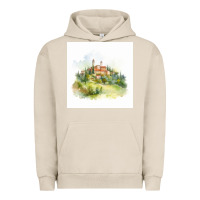 Pigment French Oak Italy Urban Hoodie - Unal Design