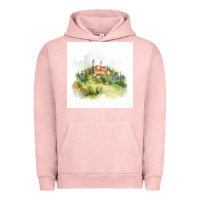 Pigment Salmon Italy Urban Hoodie - Unal Design