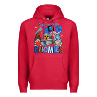 Cardinal scannin' with my gnomies Premium Hoodie - Zillion Design Studio