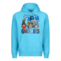 Ocean Blue scannin' with my gnomies Premium Hoodie - Zillion Design Studio