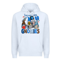 White scannin' with my gnomies Premium Hoodie - Zillion Design Studio