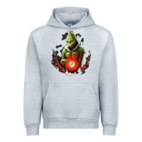 Heather Grey Grinch Urban Hoodie - Unal Design