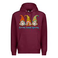 Burgundy gnomes sweet gnomes Premium Hoodie - Zillion Design Studio