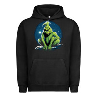 Pigment Black Grinch Urban Hoodie - Unal Design