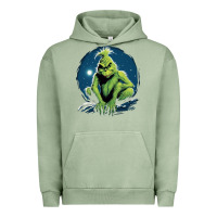 Pigment Oil Green Grinch Urban Hoodie - Unal Design