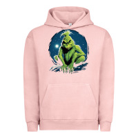 Pigment Salmon Grinch Urban Hoodie - Unal Design