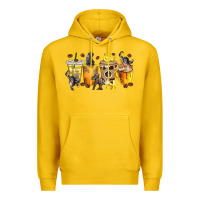 Lemon monkey coffee cups Premium Hoodie - texasbilliewilder