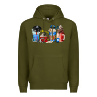 Police Coffee Cup Premium Hoodie | Teevron