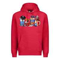 Cardinal police coffee cup Premium Hoodie - AdoDesignShop