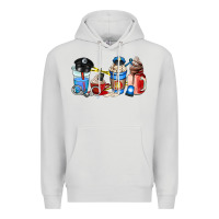 Dove Grey police coffee cup Premium Hoodie - AdoDesignShop