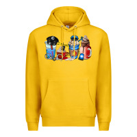 Lemon police coffee cup Premium Hoodie - AdoDesignShop