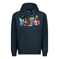 Navy police coffee cup Premium Hoodie - AdoDesignShop