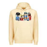Pina Colada police coffee cup Premium Hoodie - AdoDesignShop